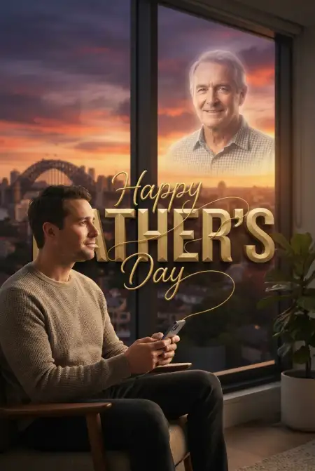 Fathers Day Australia 2026 Social Media Post - Free Fathers Day Australia 2026 Download