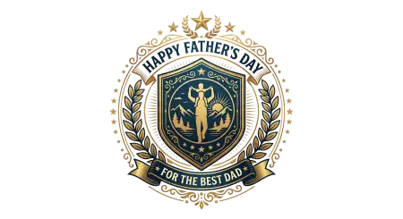 Fathers Day Badge Png - Free Fathers Day Png Download