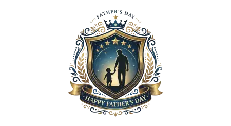 Fathers Day Badge Transparent Png - Free Fathers Day Png Download