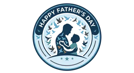 Fathers Day Digital Sticker Png - Free Fathers Day Png Download