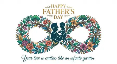Fathers Day Greeting Card Eps Vector - Free Happy Fathers Day Greeting Card Download