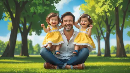 Fathers Day Retro Banner Background HD - Free Fathers Day Background Hd Download