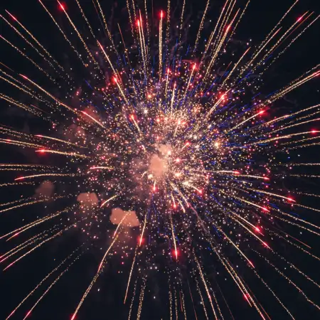 Festival New Year Fireworks Background - Free New Year Fireworks Background Download