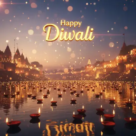 Festival Of Lights Happy Diwali 2025 Png Design - Free Happy Diwali 2025 Wishes Download