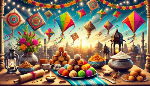 festive makar sankranti background image in high quality