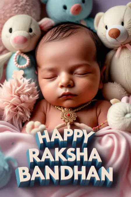 First Rakhi Wishes For Baby Boy - Free Raksha Bandhan Wishes Download
