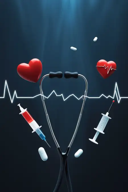 Flat Vector Medical Background Illustration - Free Medical Background Download