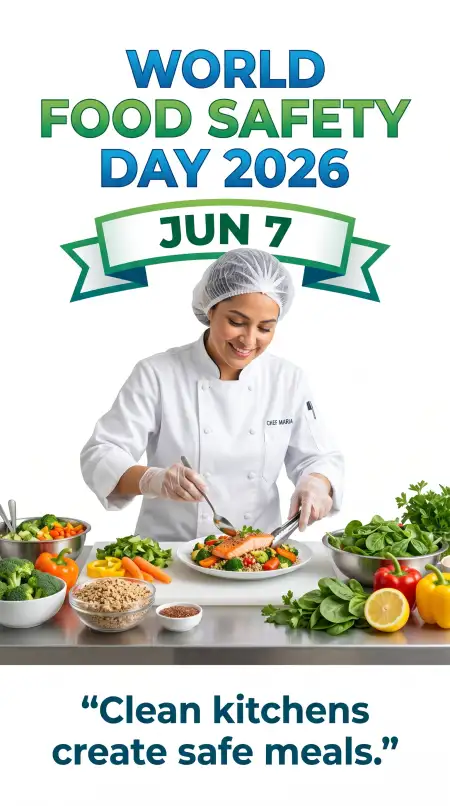 Food Safety Awareness Digital Marketing Banner - Free World Food Safety Day 2026 Download