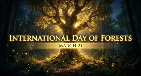 Free Forest Day Banner Editable Template Image Download