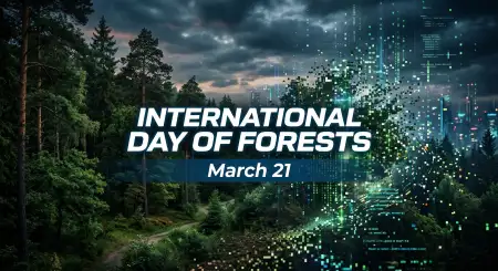 Free Forest Day Linkedin Post Content Image Download