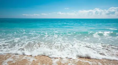 Free Blue Picture Sea Beach Background - Free Background Download