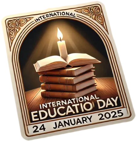 free download international education day 2025 png