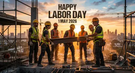 Free Download Labor Day Png Images - Free International Labor Day Wishes 2026 Download