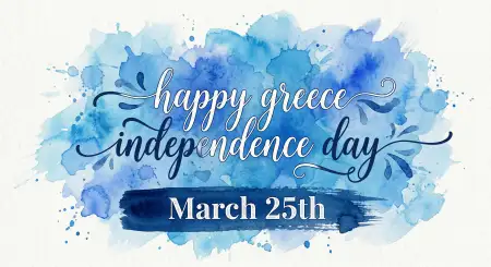 Free Greek Independence Day Graphics - Free Happy Greece Independence Day 2026 Download