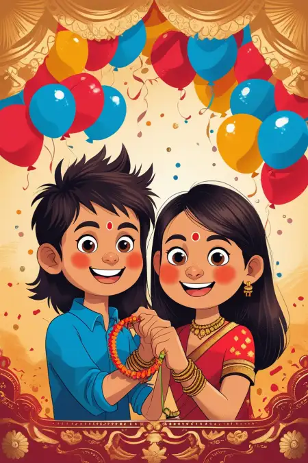 Free Happy Rakhi Banner Background For Photoshop - Free Happy Rakhi Banner Background Download