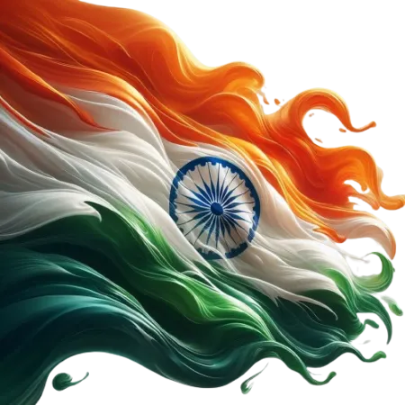 free indian flag transparent background image