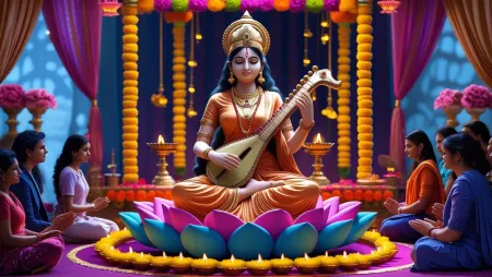 free maa saraswati puja hd pictures