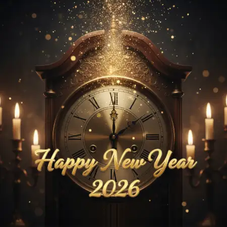 Free Free New Year Greeting Card 2026 Background Download