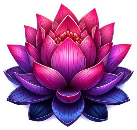 free traditional lotus flower png with transparent background