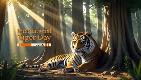 Free Vector Art International Tiger Day - Free International Tiger Day Download