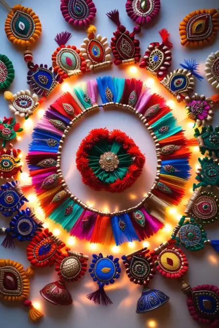 Free Vector Happy Rakhi Banner Background - Free Happy Rakhi Banner Background Download