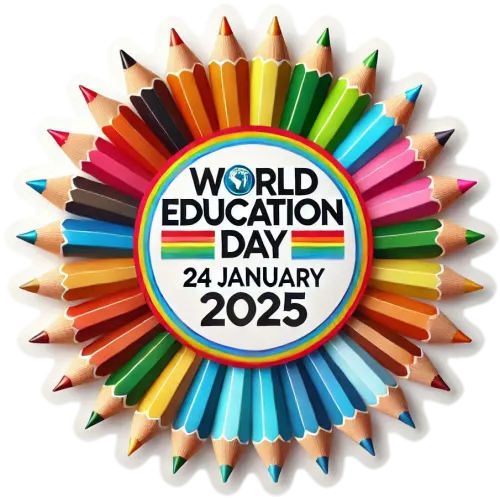 free world education day 2025 png graphics