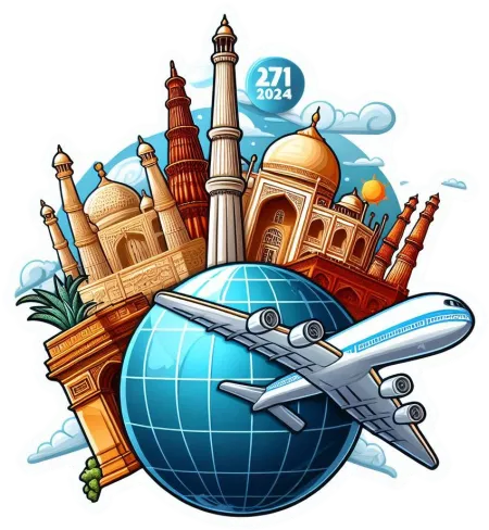 free world tourism day 2024 clipart png with transparent background