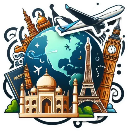 free world tourism day 2024 transparent travel background png