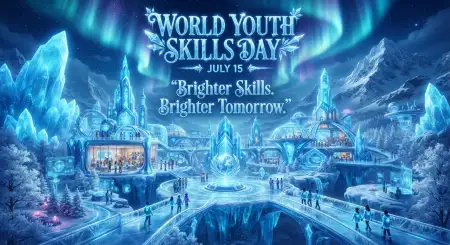 Free World Youth Skills Day 2026 Banner Template - Free World Youth Skills Day 2026 Banner Download