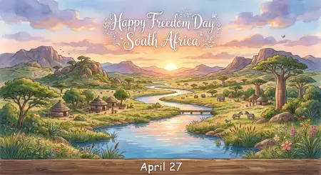 Free Freedom Day South Africa 2026 Greeting Card Text Quotes Image Download