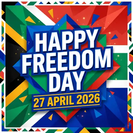 Free Freedom Day South Africa 2026 Png Images Free Download Text Image Download