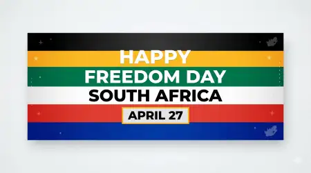 Free Freedom Day South Africa 2026 Png Typography Text Download Image Download