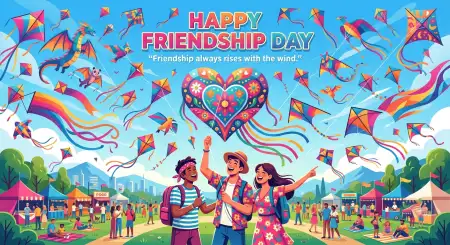 Free Friendship Day 2026 Artistic Design Image Download