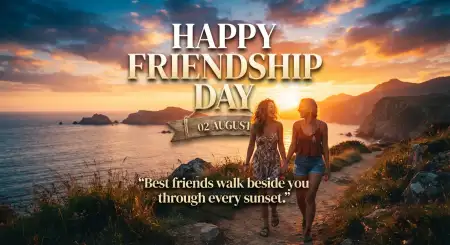 Free Friendship Day 2026 Best Friend Quotes Image Download