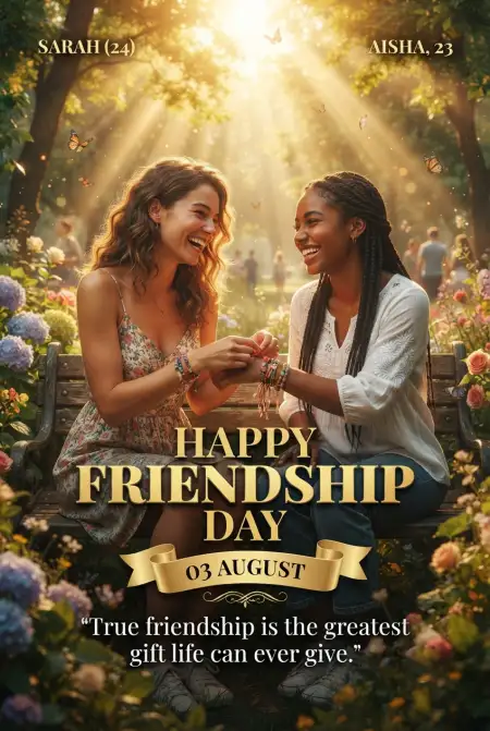Free Friendship Day 2026 Best Friends Photo Image Download