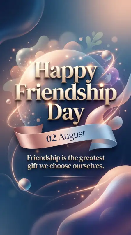 Free Friendship Day 2026 Creative Poster Template Image Download