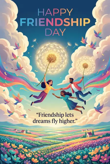 Free Friendship Day 2026 Digital Art Image Download