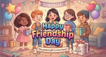 Free Friendship Day 2026 Digital Illustration Image Download
