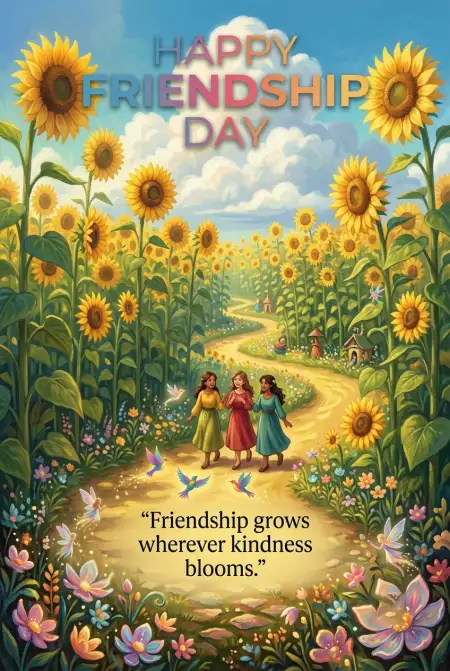 Free Friendship Day 2026 Flyer Design Image Download
