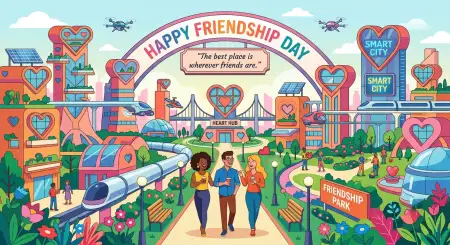 Free Friendship Day 2026 Greeting Card Image Download