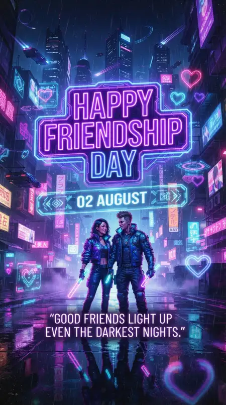 Free Friendship Day 2026 Phone Background Image Download