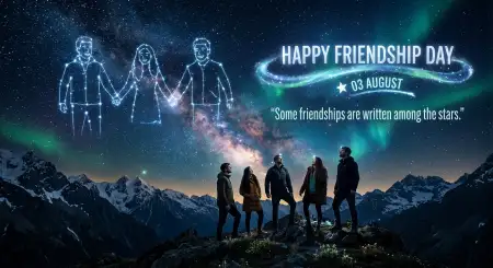 Free Friendship Day 2026 Social Media Banner Template Image Download