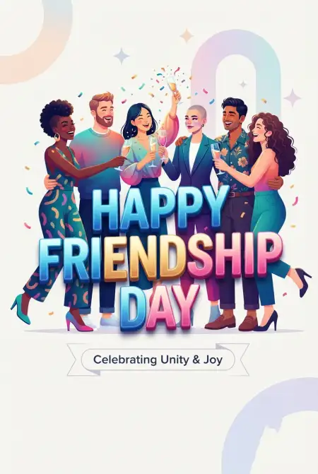 Free Friendship Day 2026 Vector Illustration Image Download