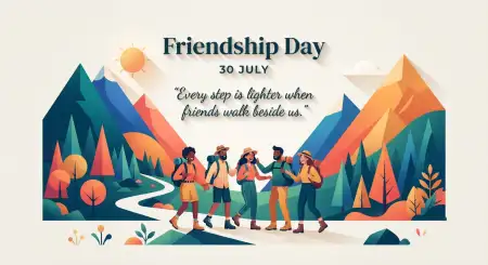 Free Friendship Day Email Header Design Background Image Download