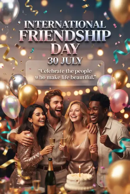 Free Friendship Day Event Flyer Background Image Download