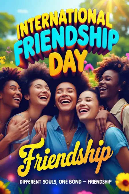 Friendship Day Greeting Image For Social Media - Free International Friendship Day Download