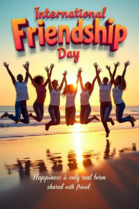 Friendship Day Images For Group Sharing - Free International Friendship Day Download