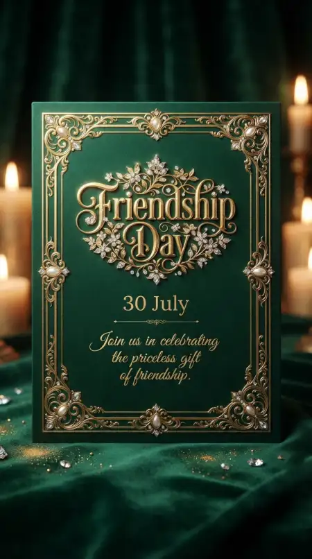 Free Friendship Day Invitation Card Background Image Download