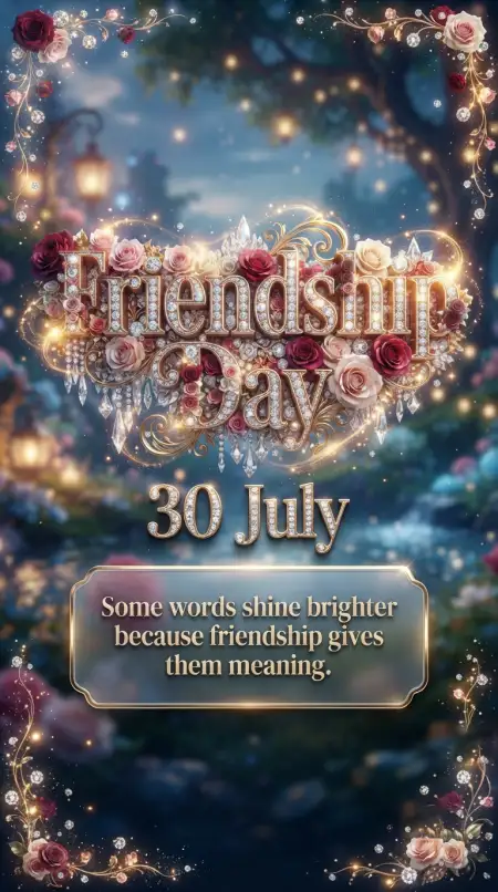 Free Friendship Day Promotional Graphic Background Image Download