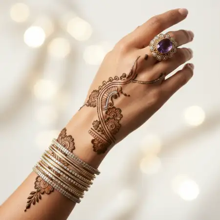 Full Hand Mehndi Design New Style - Free New Mehndi Design Download